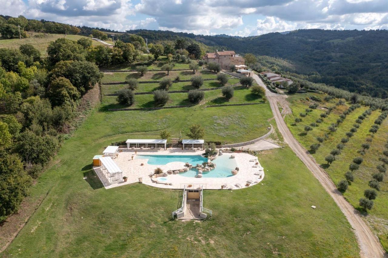 Pievania Roccalbegna Bagian luar foto